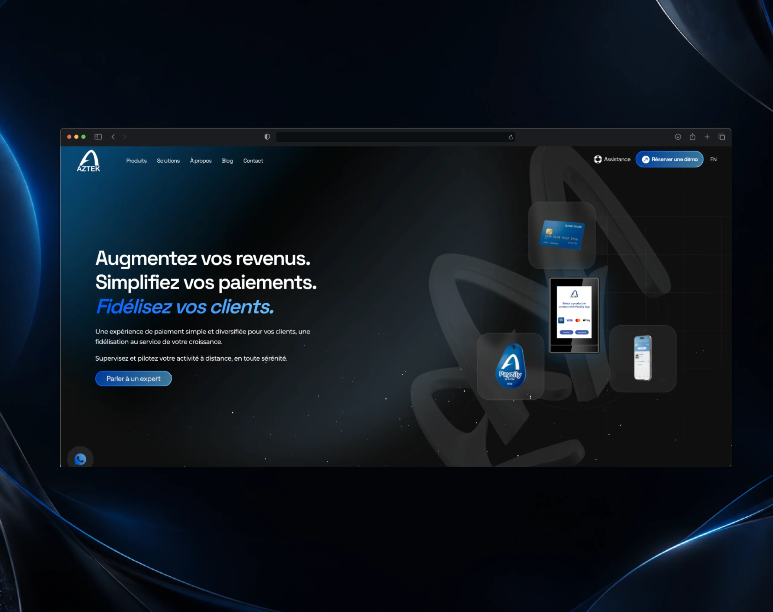Site web d&rsquo;AZTEK